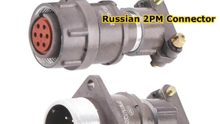 Conector circular MIL Conector serie Rusia 2PM