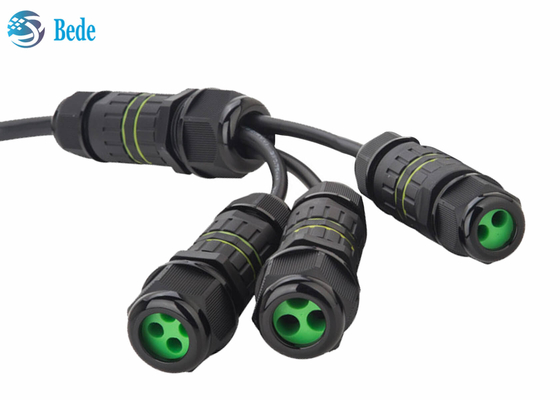 BEDE Outdoor IP68 5 Pin Waterproof Connector Output 2~4 alambres
