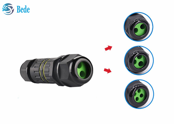 Los conectores de cable impermeables del IP 68 que 3 pernos hacen salir 2~4 alambres soportan de alto voltaje y de gran intensidad