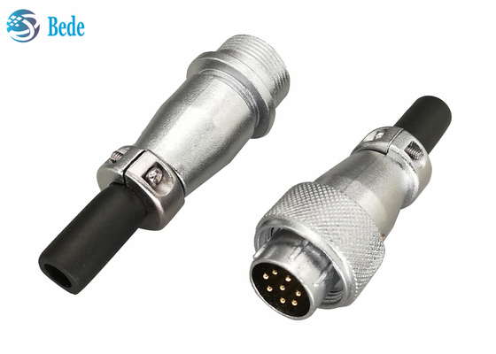 WS16 conectores de Pin Plug And Socket Docking del conector circular 10 7~10 pernos 5A 400V