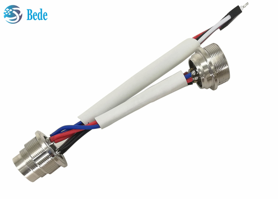 22AWG AISG internos enrían al varón del cable de control a la hembra con los terminales de Customzed