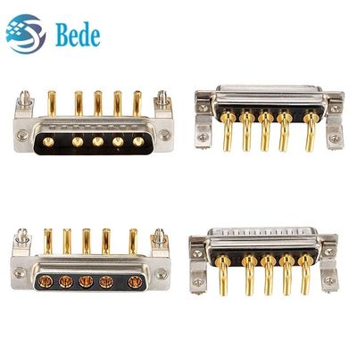 5W5 Conectores D-Sub ángulo derecho de alta corriente masculino y femenino para PCB