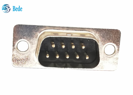 9 conectores sub de los enchufes D de Pin Male DB9 que sueldan con autógena el tipo CE RoHS