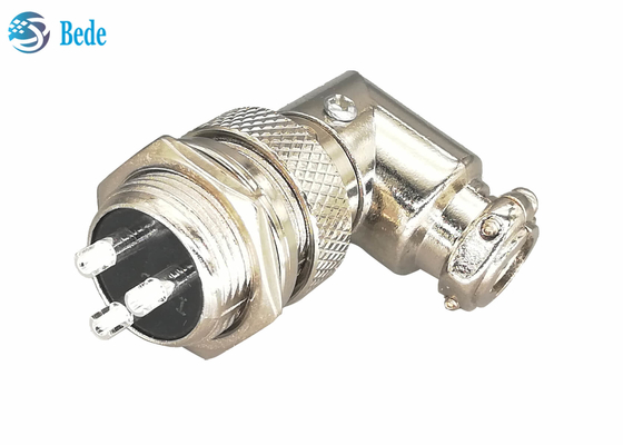 El cinc alea el material Gx16 3 Pin Connector Plug And Socket que los equipos codean el conector