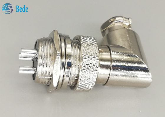 El cinc alea el material Gx16 3 Pin Connector Plug And Socket que los equipos codean el conector