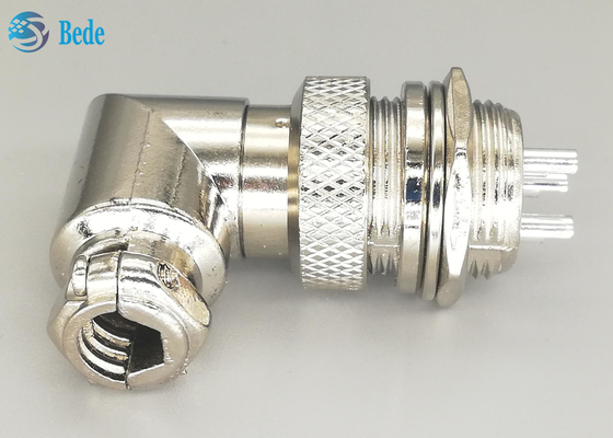 El cinc alea el material Gx16 3 Pin Connector Plug And Socket que los equipos codean el conector