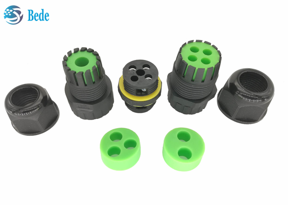 BEDE Outdoor IP68 5 Pin Waterproof Connector Output 2~4 alambres