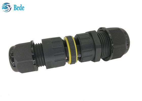 Los conectores de cable impermeables del IP 68 que 3 pernos hacen salir 2~4 alambres soportan de alto voltaje y de gran intensidad