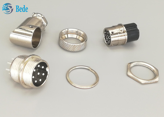 Enchufe L tipo enchufe plateado de plata del varón de los pernos G×16 8 y del conector de FemaleAviation