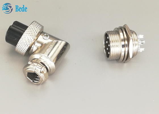 Enchufe L tipo enchufe plateado de plata del varón de los pernos G×16 8 y del conector de FemaleAviation