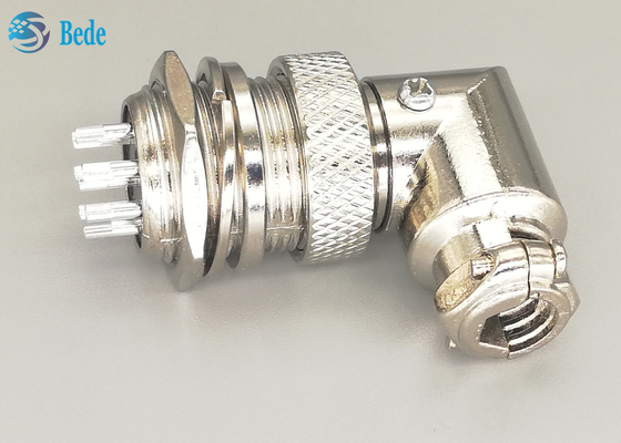 Enchufe L tipo enchufe plateado de plata del varón de los pernos G×16 8 y del conector de FemaleAviation