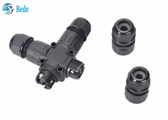 Tipo conector impermeable 3 de X de 4-Channel Ip68 - ideal de postes para 3 Pin Wires