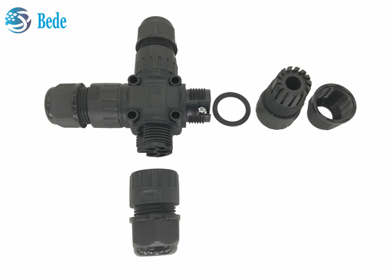 Tipo impermeable 4-Channel 2-Poles de los conectores de cable IP68 X para las carteleras al aire libre