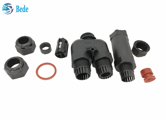 Tipo 3 canal 2 de Y 3 4 5 Pin Waterproof Electrical Connectors Ip 68 250v 16~24a