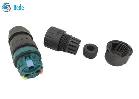 Perno impermeable a prueba de agua de conexión rápido del conector 2 del canal 450V 17.5A ip68 de los pernos 2 del conector 3 del alambre M20