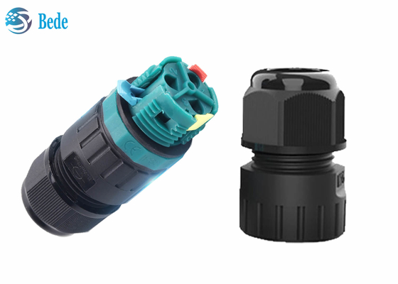Conectores de cable impermeables de conexión rápidos de M25 Screwless 2 3 4 5 canal 450V 40A de los pernos 2