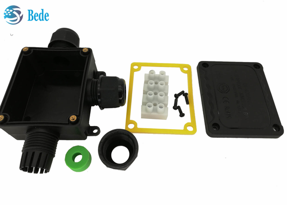 Tipo a prueba de mal tiempo del canal 450V T de la caja de mercado de la caja de conexiones de la prenda impermeable IP68 3