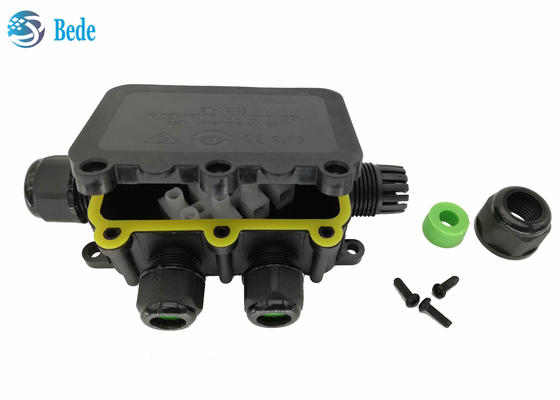 Canal a prueba de mal tiempo 450V de la caja 6 del cableado del cable al aire libre de la caja de conexiones de la prenda impermeable IP68