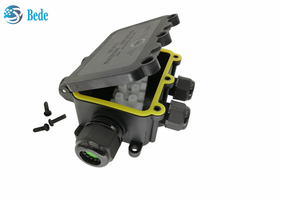 Canal a prueba de mal tiempo 450V de la caja 6 del cableado del cable al aire libre de la caja de conexiones de la prenda impermeable IP68