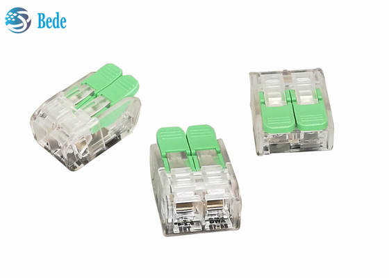 /PA66 empujar 32A PC hacia adentro las maneras OJ262 del conector 2 del alambre de la nuez de la palanca del conector del alambre que empalman