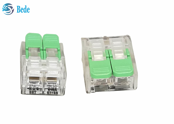 /PA66 empujar 32A PC hacia adentro las maneras OJ262 del conector 2 del alambre de la nuez de la palanca del conector del alambre que empalman