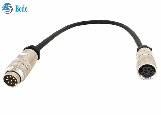 El varón de AISG a la hembra de AISG enría el cable de control los 0.5M Length 8 conductores MCU a la RCU