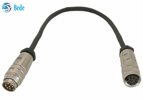 El varón de AISG a la hembra de AISG enría el cable de control los 0.5M Length 8 conductores MCU a la RCU
