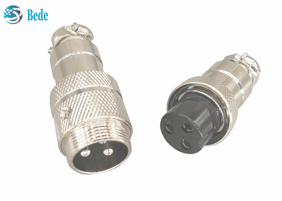 2 3 4 5 6 7 varón del conector de los pernos GX20 y sistema de la hembra que atraca el conector