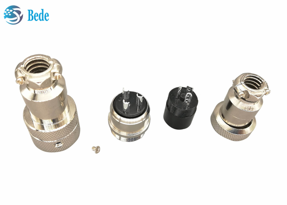 2 3 4 5 6 7 varón del conector de los pernos GX20 y sistema de la hembra que atraca el conector