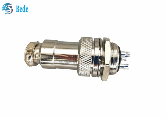 Varón del conector de Front Mounting Circular Gx 20 y equipos femeninos 2~10/12/14/15 pernos