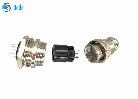 Varón del conector de Front Mounting Circular Gx 20 y equipos femeninos 2~10/12/14/15 pernos