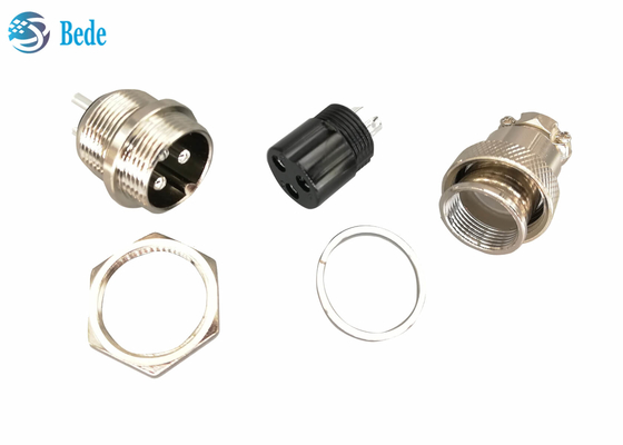 Varón del conector de Front Mounting Circular Gx 20 y equipos femeninos 2~10/12/14/15 pernos