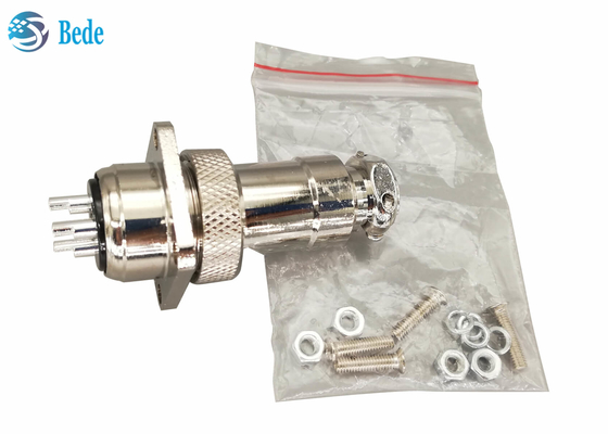 Sistema hembra-varón cuadrado 10 del conector M19 del reborde Gx20 perno 12 14 15
