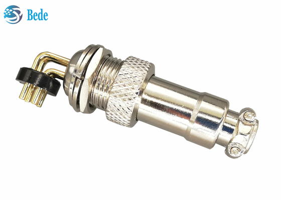 PWB de 2~7 Pin que suelda con autógena el conector de la aviación GX12 con los pernos de ángulo recto 3A 200V