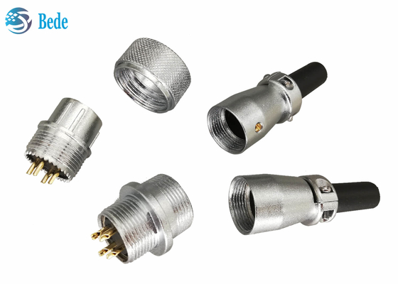 Ronda 4 Pin Circular Connector Female Male que atraca los conectores 4 5 6 pernos 5A 500V