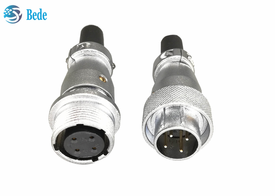 Ronda 4 Pin Circular Connector Female Male que atraca los conectores 4 5 6 pernos 5A 500V