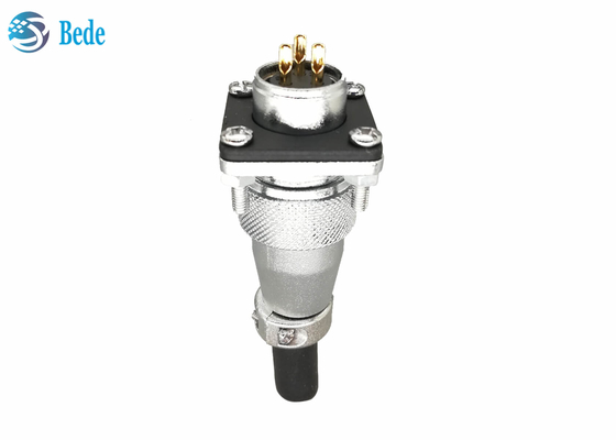 Conectores circulares cuadrados del reborde y del guardapolvo WS20 con 2 3 4 Pin 500V 25A