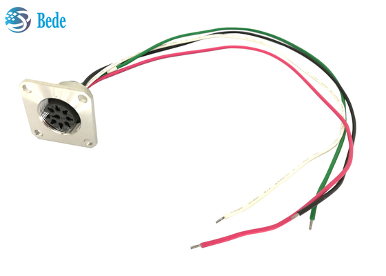 Estilo del conector de cable de control de Pin Flange Mounting RET de la hembra 8 AISG C485 A4