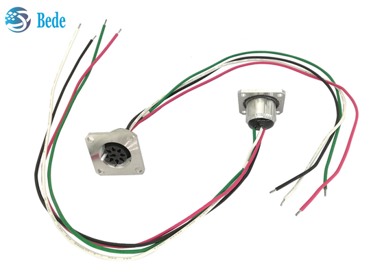 Estilo del conector de cable de control de Pin Flange Mounting RET de la hembra 8 AISG C485 A4