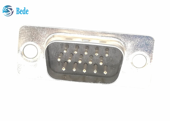 Tipo de soldadura masculino 5A del DB 15 sub sub Connetors de los pernos D de BEDE D Connetor 15