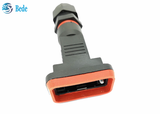 Material sub de vivienda impermeable del uso IP68 PA66 del cable de D Connetors AISG