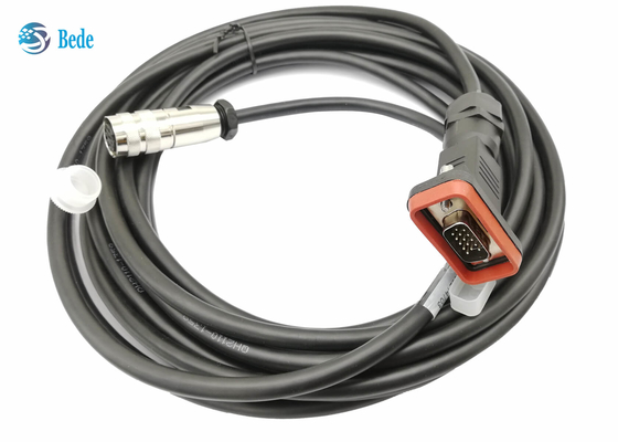 Material sub de vivienda impermeable del uso IP68 PA66 del cable de D Connetors AISG