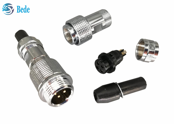 El muelle impermeable del cable del conector circular de IP68 M16 diseña 6~10 Pin 4A 200V