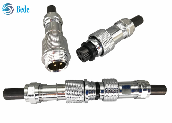El muelle impermeable del cable del conector circular de IP68 M16 diseña 6~10 Pin 4A 200V