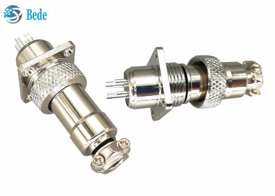 Conectores circulares de 16 milímetros M16 con Pin cuadrado 200V del reborde 2~10