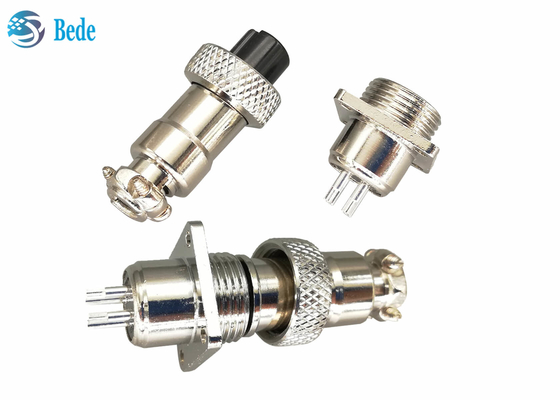 Conectores circulares de 16 milímetros M16 con Pin cuadrado 200V del reborde 2~10