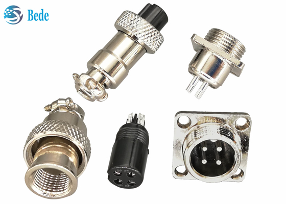Conectores circulares de 16 milímetros M16 con Pin cuadrado 200V del reborde 2~10