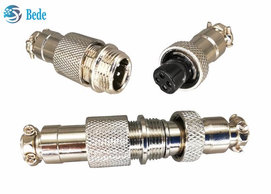 cable de 4~7A 200V para telegrafiar atracar el Pin del conector 2~10 de la aviación GX16