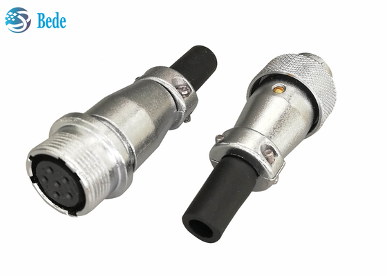 zócalo de 2 3 4 Pin Circular Connectors Plug And que atraca los conectores 25A 500V