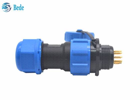 Aviación impermeable de los conectores de cable del montaje del panel IP68 M21 2 3 4 5 5C 7 Pin 9 12